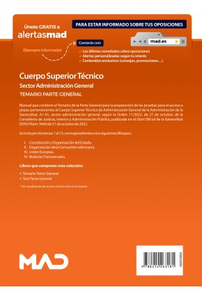 Cuerpo Superior Técnico, sector administración general