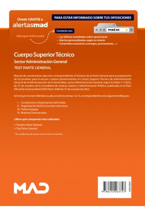 Cuerpo Superior Técnico, sector administración general