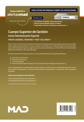 Cuerpo Superior de Gestión, sector administración especial