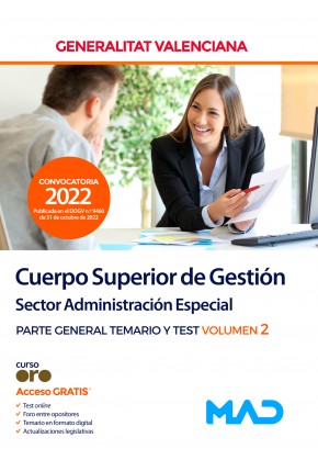 Cuerpo Superior de Gestión, sector administración especial