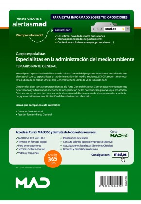 Cuerpo Especialistas en la Administración del Medio Ambiente (C1-05)