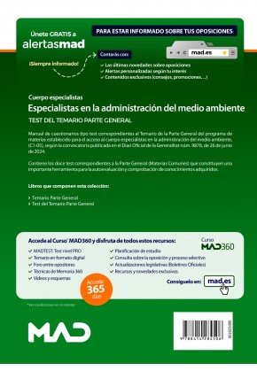 Cuerpo Especialistas en la Administración del Medio Ambiente (C1-05)