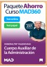 Paquete Ahorro Curso MAD360 + Test PAPEL y ONLINE Cuerpo Auxiliar de la Administración