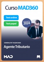 Curso MAD360 Agente Tributario (Cuerpo Administrativo) + Libros Papel