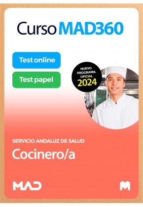 Curso MAD360 Oposiciones Cocinero/a + Libros papel