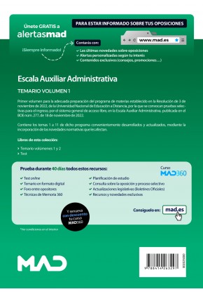 Escala Auxiliar Administrativa