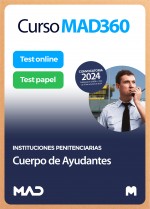 Curso MAD360 Cuerpo de Ayudantes de Instituciones Penitenciarias + Libros Papel