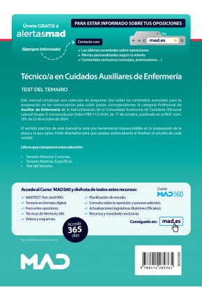 Técnico/a en Cuidados Auxiliares de Enfermería (Personal Laboral Grupo 2)