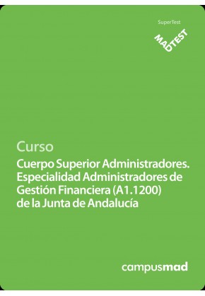 Curso MADTEST Cuerpo Superior de Administradores, especialidad Administradores de Gestión Financiera (A1.1200)