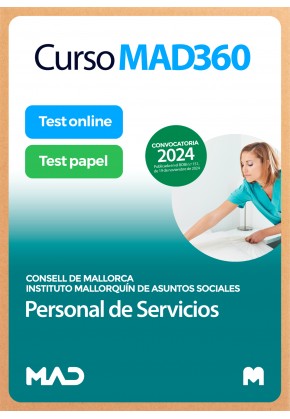 Curso MAD360 Personal de Servicios + Libros Papel