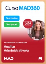 Curso MAD360 Auxiliar Administrativo/a + Libros Papel