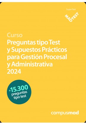 Curso MADTEST (acceso 3 meses) Gestión Procesal y Administrativa