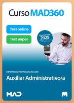 Curso MAD360 Auxiliar Administrativo/a + Libros Papel