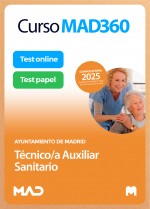 Curso MAD360 Técnico/a Auxiliar Sanitario/a + Libros Papel