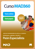 Curso MAD360 Peón Especialista (Grupo V Personal Laboral) + Libros Papel