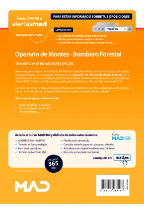 Operario de Montes-Bombero Forestal (Personal Laboral Grupo 2)