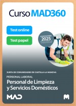 Curso MAD360 Personal de Limpieza y Servicios Domésticos (Personal Laboral) + Libros