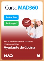 Curso MAD360 Ayudante de Cocina (Personal Laboral) + Libros Papel