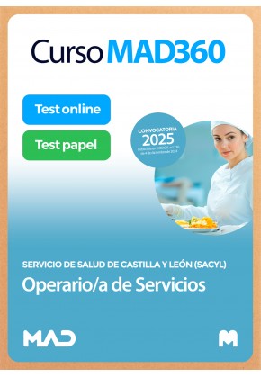 Curso MAD360 Operario/a de Servicios + Libros Papel