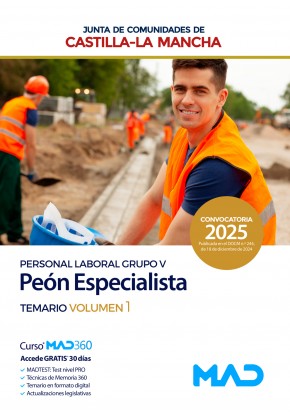 Peón Especialista (Personal Laboral Grupo V)