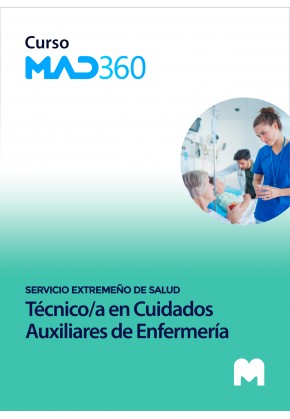 Curso MAD360 Técnico Medio Sanitario de Cuidados Auxiliares de Enfermería del Servicio Extremeño de Salud (SES)  (12 meses)