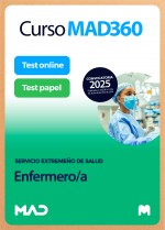 Curso MAD360 Enfermero/a Servicio Extremeño de Salud + Libros Papel