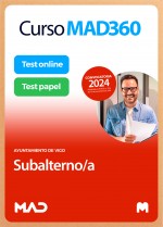 Curso MAD360 Subalterno/a + Libros papel