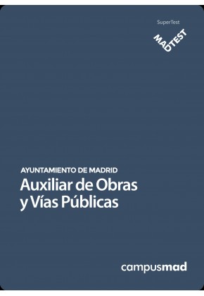 Curso MADTEST Auxiliar de Obras y Vías Públicas