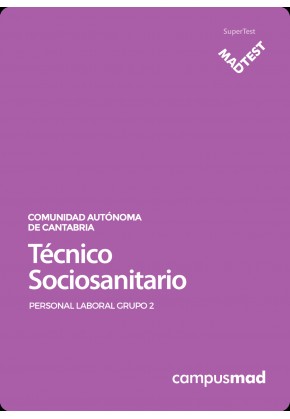 Curso MADTEST Técnico/a Sociosanitario (Personal Laboral Grupo 2)