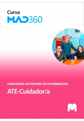 Acceso 12 meses Curso MAD360 ATE-Cuidador/a (Personal Laboral Grupo IV)