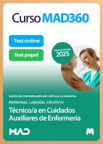 Curso MAD360 Técnico/a en Cuidados Auxiliares de Enfermería (Grupo IV Personal Laboral)