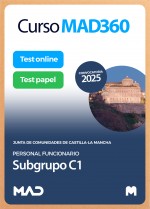 Curso MAD360 Subgrupo C1 Personal Funcionario + Libros Papel