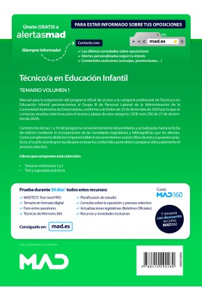 Técnico/a en Educación Infantil (Grupo III Personal Laboral)