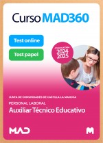 Curso MAD360 Auxiliar Técnico Educativo (Grupo III Personal Laboral) + Libros Papel