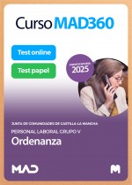 Curso MAD360 Ordenanza (Grupo V Personal Laboral) + Libros papel