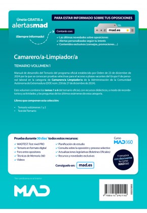 Camarero/a-Limpiador/a (Personal Laboral Grupo V)