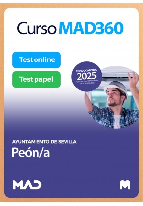 Curso MAD360 Peón/a + Libros Papel