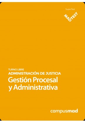 Curso MADTEST Cuerpo de Gestión Procesal y Administrativa de la Administración de Justicia (Turno Libre)