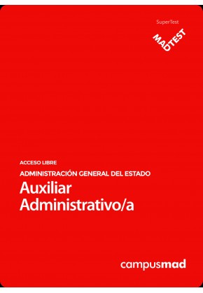 GRATIS 24 horas Curso MADTEST Auxiliar Administrativo/a del Estado