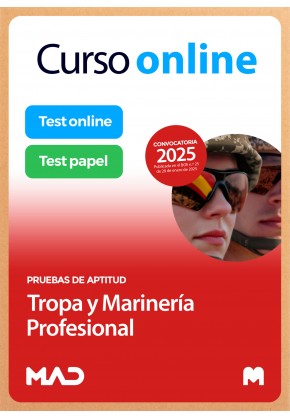 Curso online Tropa y Marinería Profesional + Libros Papel