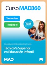 Curso MAD360 Técnico/a Superior en Educación Infantil + Libros Papel