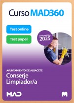 Curso MAD360 Conserje Limpiador/a + Libros Papel