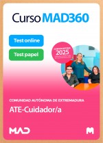 Curso MAD360 ATE Cuidador/a (Personal Laboral Grupo IV) + Libros Papel