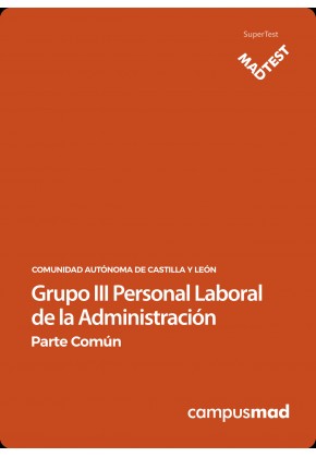 Curso MADTEST Personal Laboral (Grupo III) - Parte Común