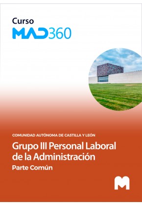 Acceso Curso MAD360 GRUPO III Personal Laboral de la Administración de la Comunidad de Castilla y León