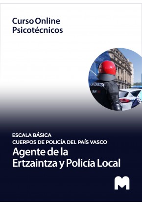 Acceso 30 días Curso Online de Psicotécnicos de Agente de la Escala Básica de los Cuerpos de Policía (Ertzaintza y Policía)