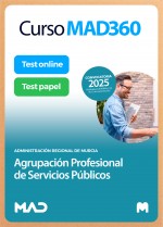 Curso MAD360 Agrupación Profesional de Servicios Públicos + Libros Papel