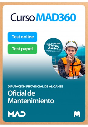 Curso MAD360 Oficial de Mantenimiento + Libros Papel