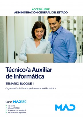 Técnico/a Auxiliar de Informática (acceso libre)