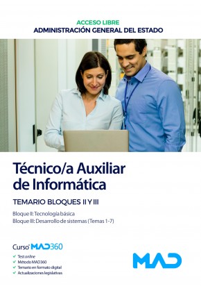 Técnico/a Auxiliar de Informática (acceso libre)